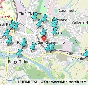 Mappa Viale Sicilia, 27100 Pavia PV, Italia (1.0585)