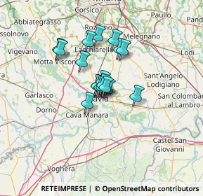 Mappa Viale Sicilia, 27100 Pavia PV, Italia (7.97889)