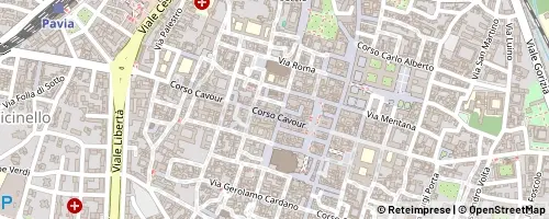 Mappa Pavia