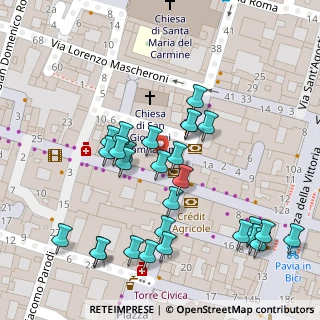 Mappa Corso Cavour Camillo Benso, 27100 Pavia PV, Italia (0.04643)