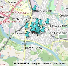 Mappa Corso Cavour Camillo Benso, 27100 Pavia PV, Italia (0.388)