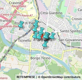 Mappa Corso Cavour Camillo Benso, 27100 Pavia PV, Italia (0.38917)