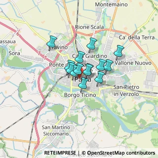 Mappa Via Giacomo Parodi, 27100 Pavia PV, Italia (0.96429)