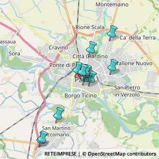 Mappa Via Giacomo Parodi, 27100 Pavia PV, Italia (1.55083)