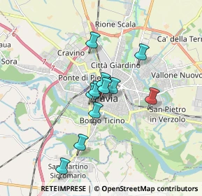 Mappa Via Parodi, 27100 Pavia PV, Italia (1.27273)