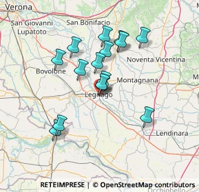Mappa Via Carlo Gianella, 37045 Legnago VR, Italia (11.86533)