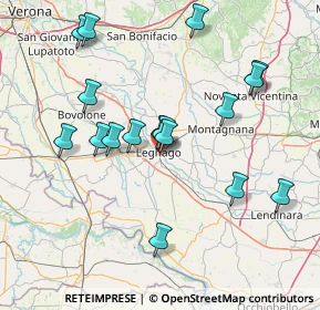 Mappa Via Carlo Gianella, 37045 Legnago VR, Italia (15.29412)