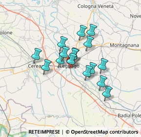 Mappa Via Carlo Gianella, 37045 Legnago VR, Italia (4.95625)