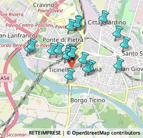 Mappa PAVIA Libertà, 27100 Pavia PV, Italia (0.7455)