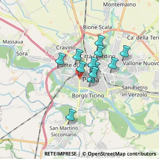 Mappa Via Montesanto, 27100 Pavia PV, Italia (1.24333)