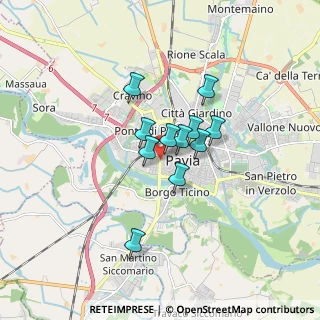 Mappa Via Montesanto, 27100 Pavia PV, Italia (1.10909)
