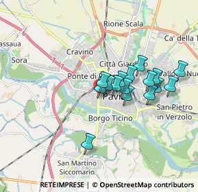 Mappa Viale Liberta, 27100 Pavia PV, Italia (1.41375)