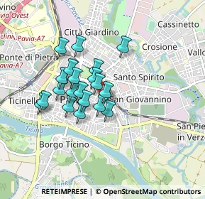 Mappa Piazza Collegio Ghislieri, 27100 Pavia PV, Italia (0.6635)