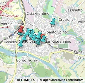 Mappa Piazza Collegio Ghislieri, 27100 Pavia PV, Italia (0.64786)