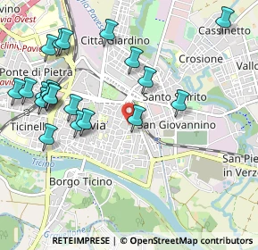 Mappa Piazza Collegio Ghislieri, 27100 Pavia PV, Italia (1.179)