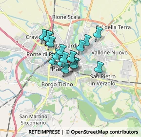Mappa Piazza Collegio Ghislieri, 27100 Pavia PV, Italia (1.033)