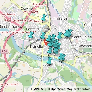 Mappa Via Regina Adelaide, 27100 Pavia PV, Italia (0.637)