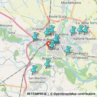 Mappa Via Regina Adelaide, 27100 Pavia PV, Italia (1.67417)