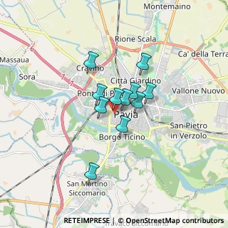 Mappa Via Regina Adelaide, 27100 Pavia PV, Italia (1.07455)