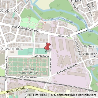 Mappa Via Stafforini, 8, 27100 Pavia, Pavia (Lombardia)