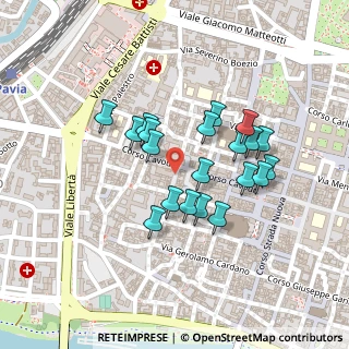 Mappa Corso Camillo Benso Cavour, 27100 Pavia PV, Italia (0.185)