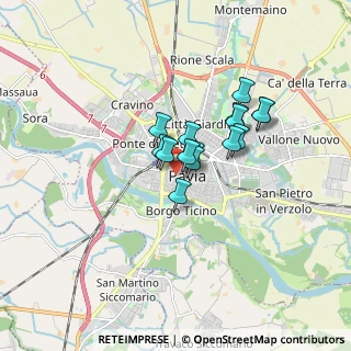 Mappa Corso Camillo Benso Cavour, 27100 Pavia PV, Italia (1.11333)