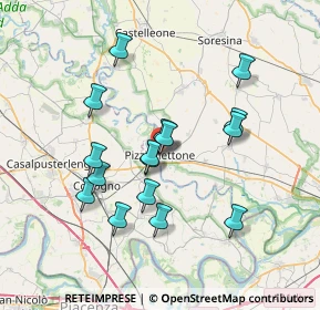 Mappa Via Giuseppe Garibaldi, 26026 Pizzighettone CR, Italia (6.52438)