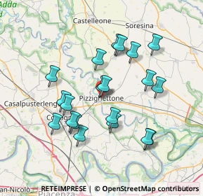 Mappa Via Giuseppe Garibaldi, 26026 Pizzighettone CR, Italia (6.7865)