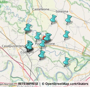 Mappa Via Giuseppe Garibaldi, 26026 Pizzighettone CR, Italia (5.98889)