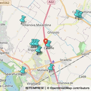 Mappa A22, 46030 Roverbella MN, Italia (2.12273)