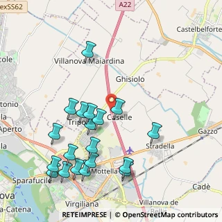 Mappa A22, 46030 Roverbella MN, Italia (2.27158)