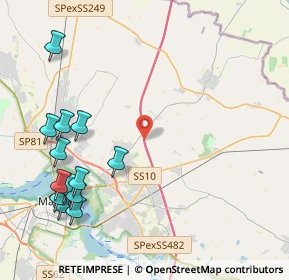 Mappa Autostrada del Brennero, 46030 Roverbella MN, Italia (5.29385)