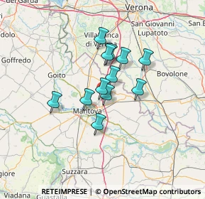 Mappa 46030 Roverbella MN, Italia (9.30417)