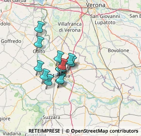 Mappa Autostrada del Brennero, 46030 Roverbella MN, Italia (9.74714)