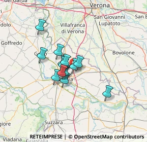 Mappa Autostrada del Brennero, 46030 Roverbella MN, Italia (8.75308)