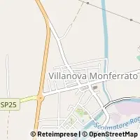 지도 Villanova Monferrato
