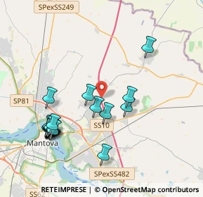 Mappa A22 Brennero - Modena, 46030 San Giorgio di Mantova MN, Italia (4.267)