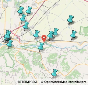 Mappa Ciclostrada Torino - Venezia VENTO, 13044 Cascinotti VC, Italia (9.6125)