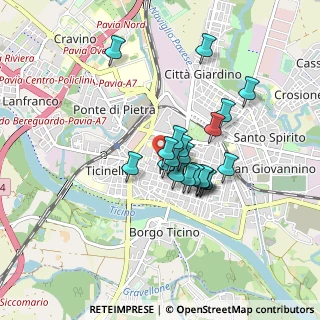 Mappa Via Ballada, 27100 Pavia PV, Italia (0.649)