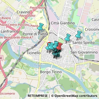 Mappa Via Ballada, 27100 Pavia PV, Italia (0.404)