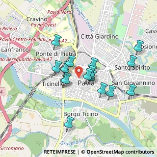 Mappa Via Ballada, 27100 Pavia PV, Italia (0.79)