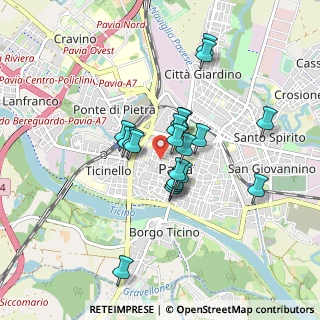 Mappa Via Ballada, 27100 Pavia PV, Italia (0.685)