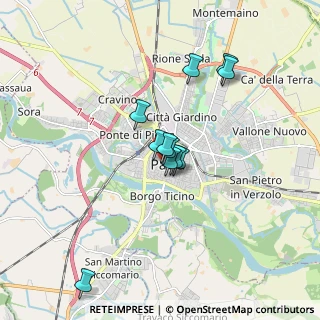 Mappa Via Ballada, 27100 Pavia PV, Italia (1.34818)