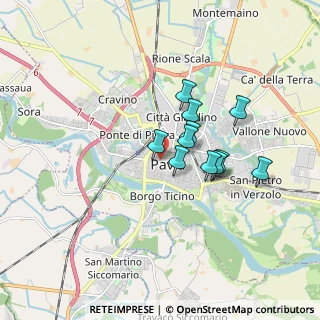 Mappa Via Ballada, 27100 Pavia PV, Italia (1.26364)