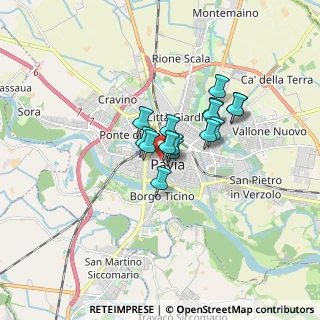 Mappa Via Ballada, 27100 Pavia PV, Italia (1.05467)