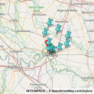 Mappa Via Martiri della Libertà, 26022 Castelverde CR, Italia (8.55636)