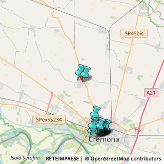Mappa Via Martiri della Libertà, 26022 Castelverde CR, Italia (5.3175)