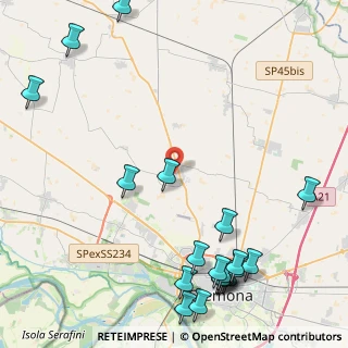 Mappa Via Martiri della Libertà, 26022 Castelverde CR, Italia (6.079)