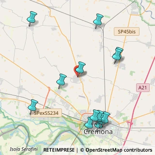 Mappa Via Martiri della Libertà, 26022 Castelverde CR, Italia (5.22692)