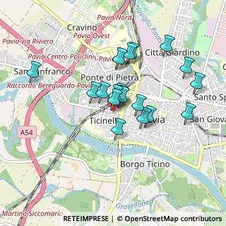 Mappa Via Manzoni, 27100 Pavia PV, Italia (0.7345)